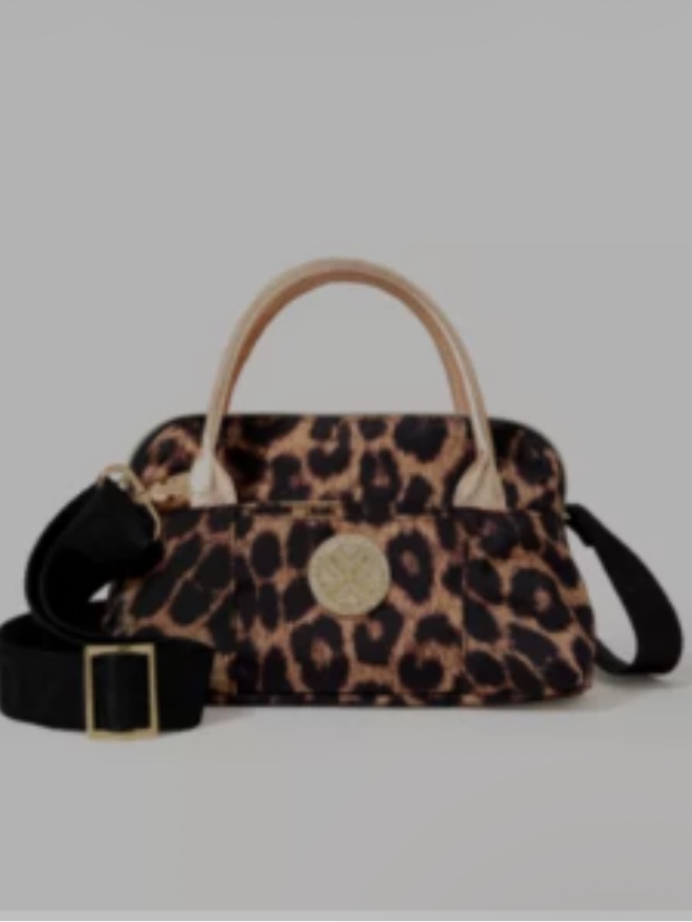 Lilly Pulitzer Kerrington Top
Handle Leopard Print Mini Satchel with Strap